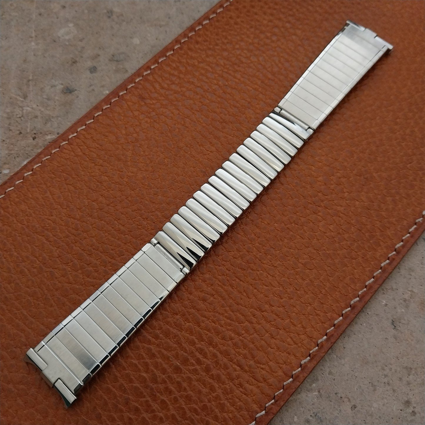 Stainless Steel JB Champion Classic Vintage Watch Band nos 1960s USA Made