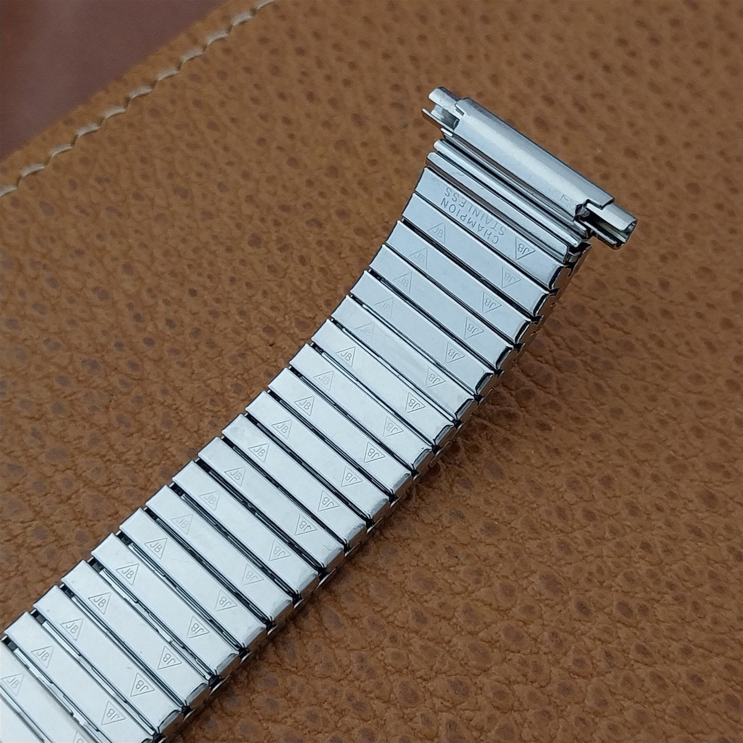 18mm 19mm Vintage JB Champion 1970s Classic Stainless Steel Expansion Watch Band