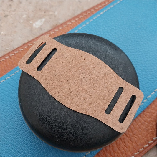 5/8" USA Veg-Tanned Pigskin Bund Pad for 1&2 piece Vintage Watch Strap