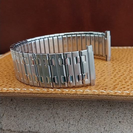 1970s Speidel Wide One USA Made 6" Stainless Steel nos Unused Vintage Watch Band