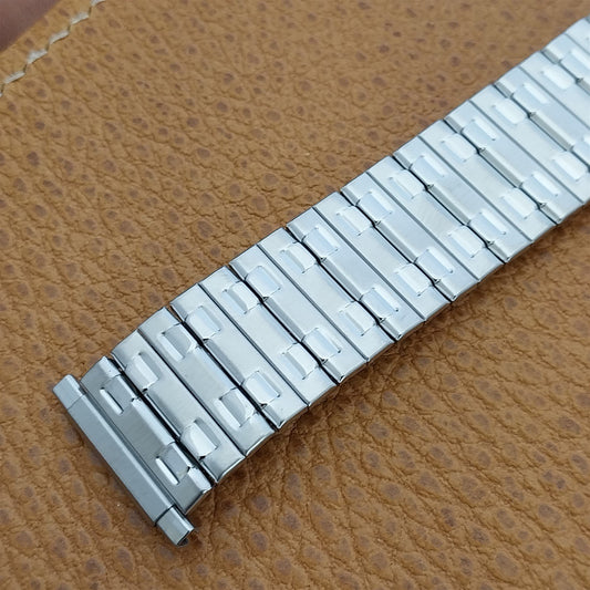 1970s Speidel Wide One USA Made 6" Stainless Steel nos Unused Vintage Watch Band