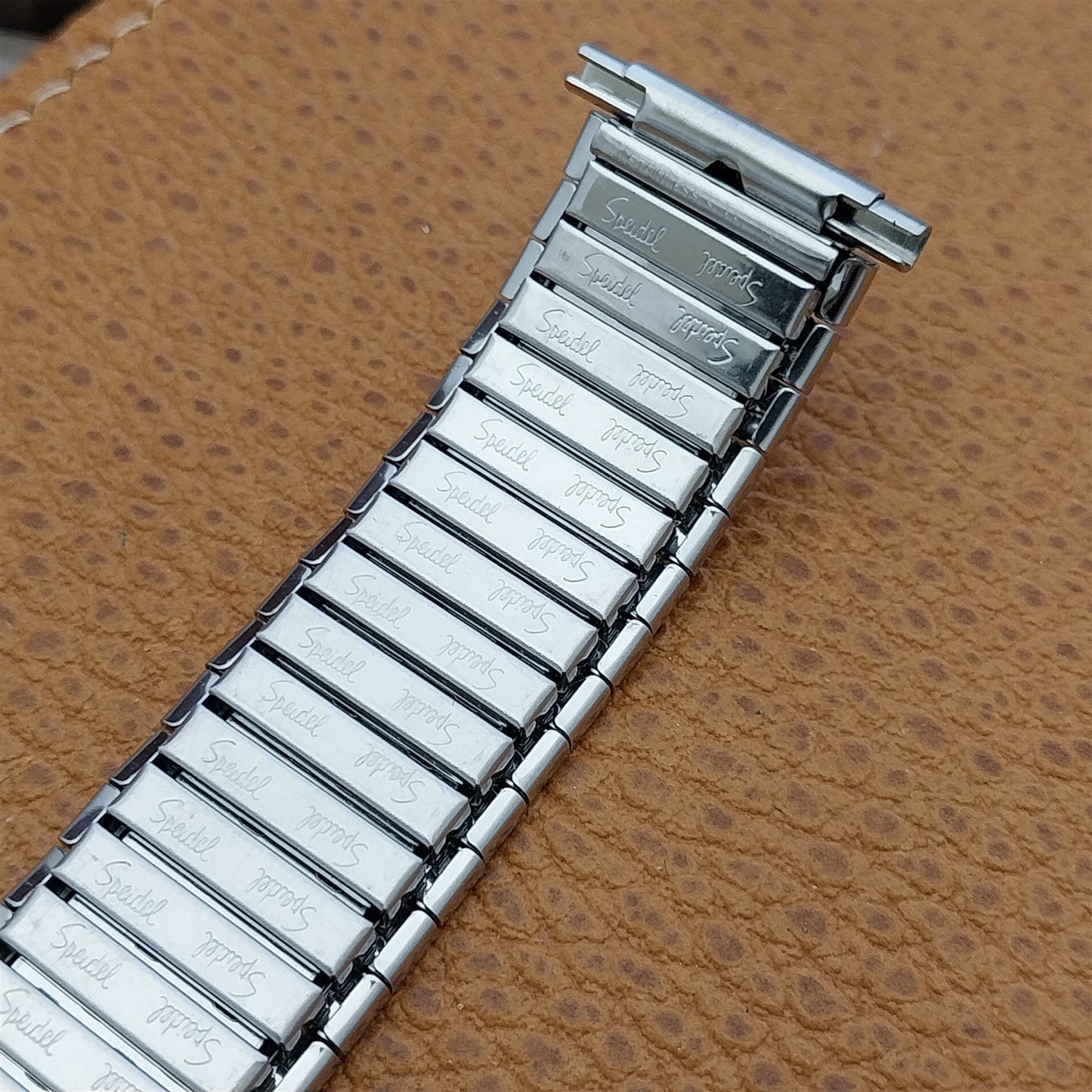 1970s Speidel Wide One USA Made 6" Stainless Steel nos Unused Vintage Watch Band