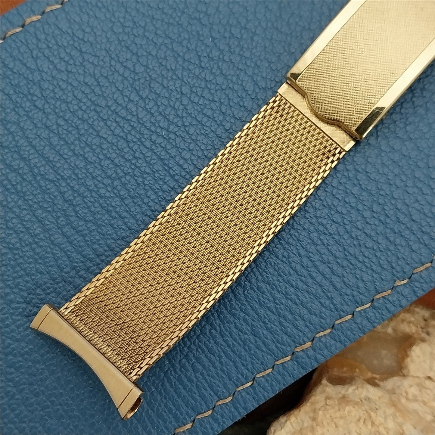 22mm 20mm 10K Gold rgp Mesh 1960s Classic Kestenmade USA Vintage Watch Band