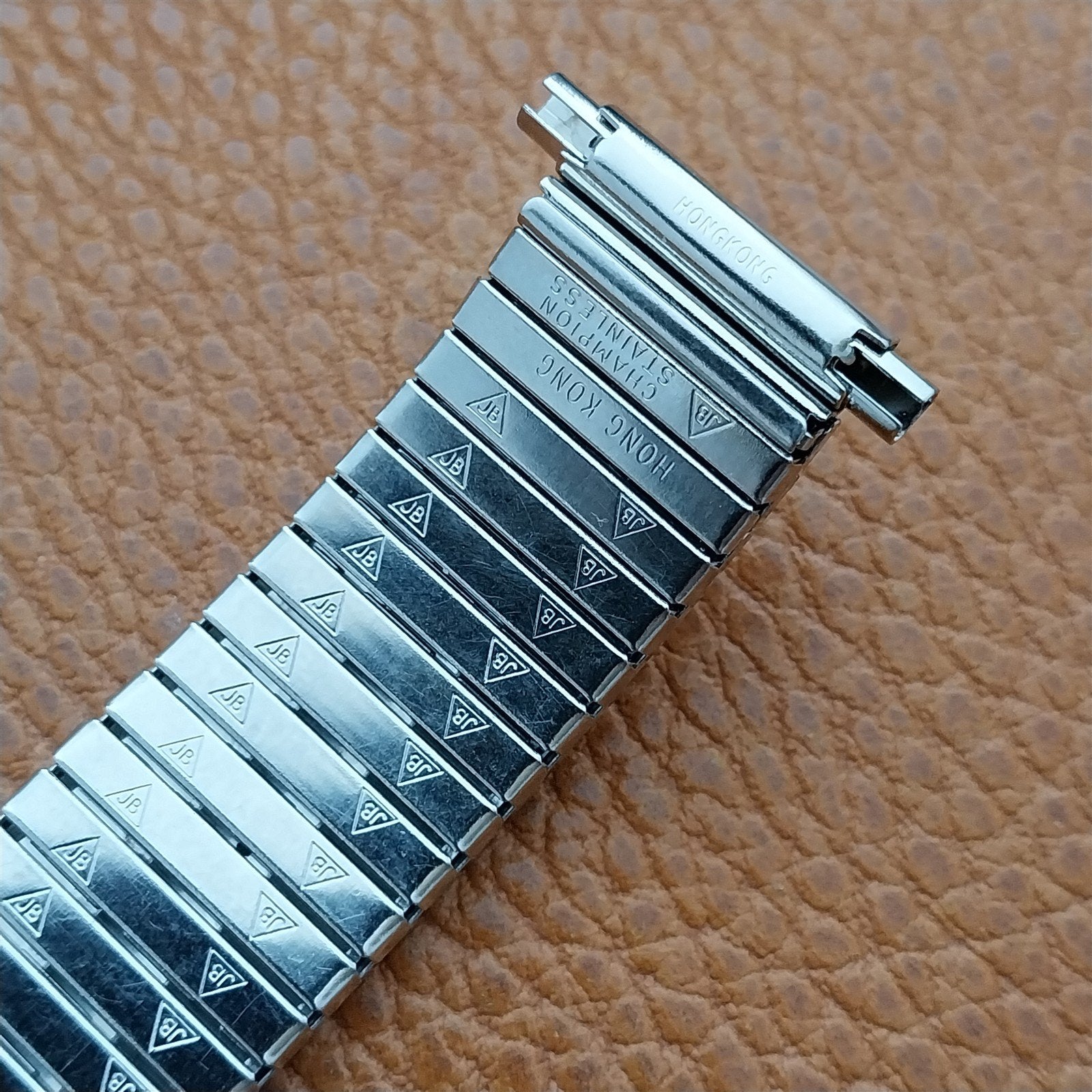 18mm 19mm 20mm 22mm JB Champion Stainless Steel Unused 1970s Vintage Watch Band