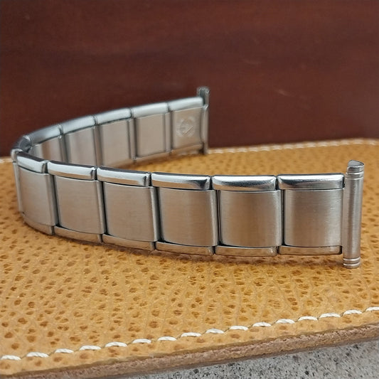 Vintage 20mm 19mm HC Swiss Stainless Steel Classic 1960s 1970s Watch Band