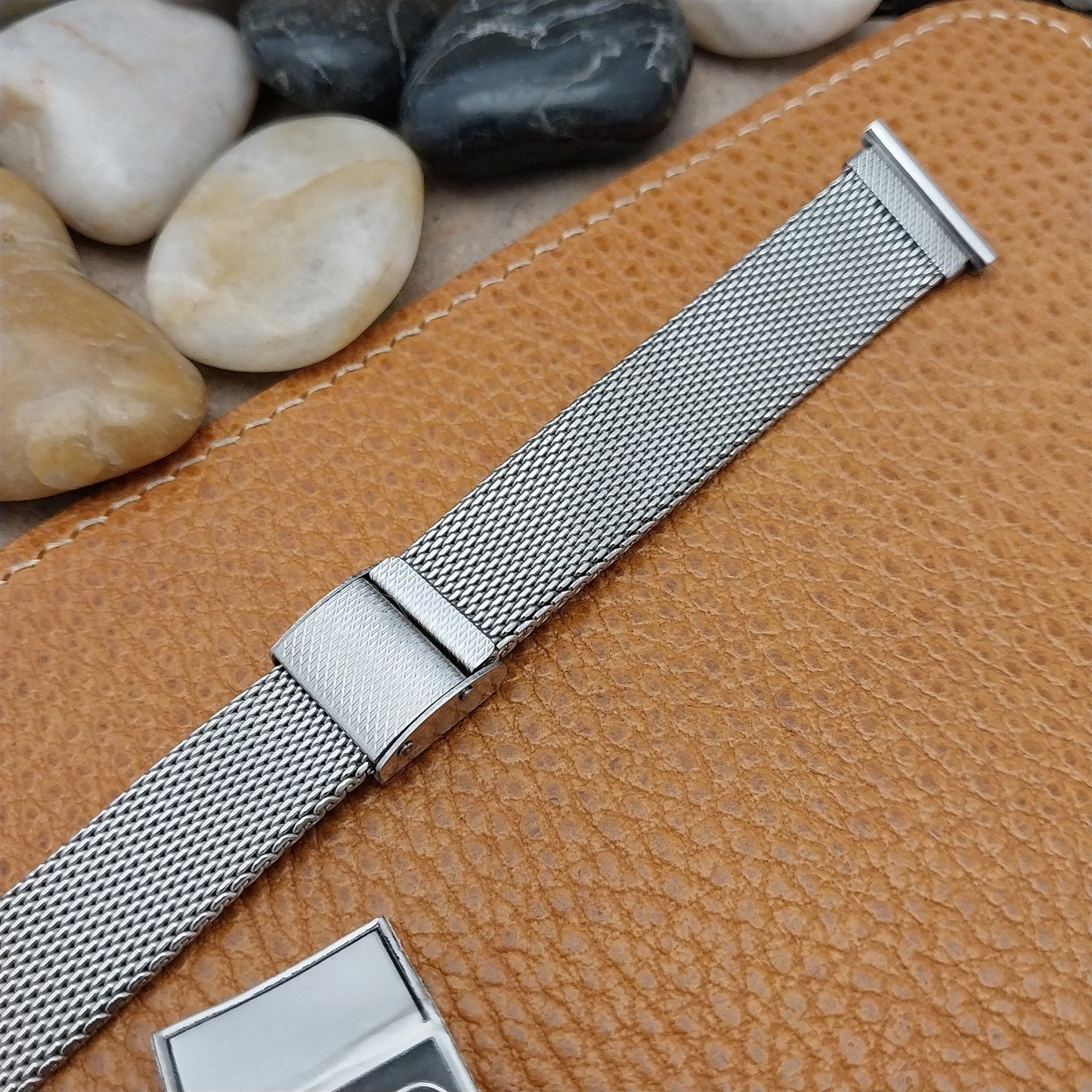 Vintage 20mm 19mm 18mm Stainless Steel Mesh Classic 1970s German Watch Band