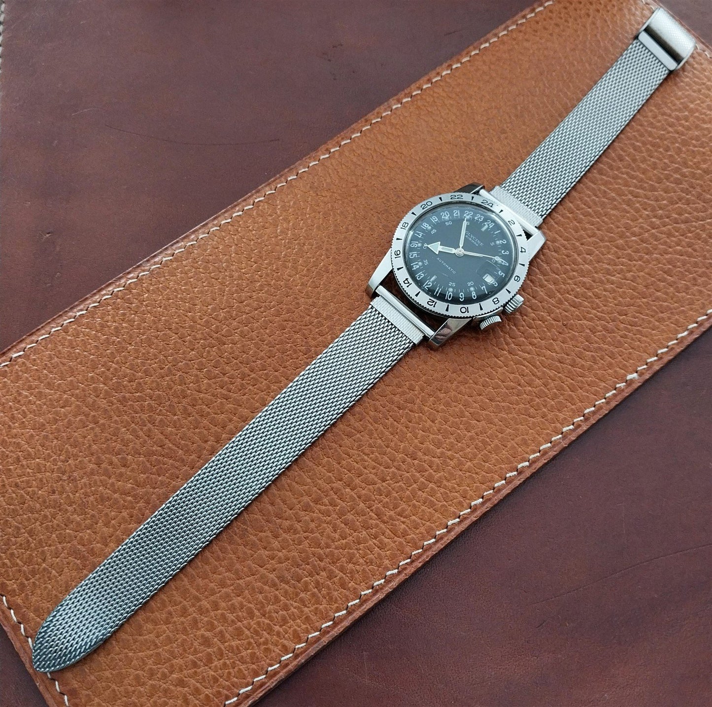Vintage 20mm 19mm 18mm Stainless Steel Mesh Classic 1970s German Watch Band