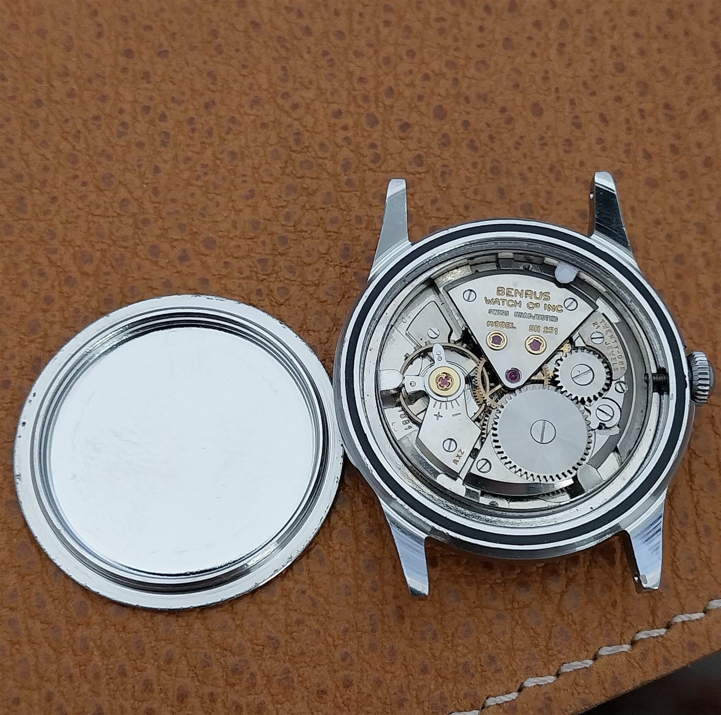 1960s Benrus Sea Harbor 21j Manual Wind Vintage Watch Serviced with Warranty