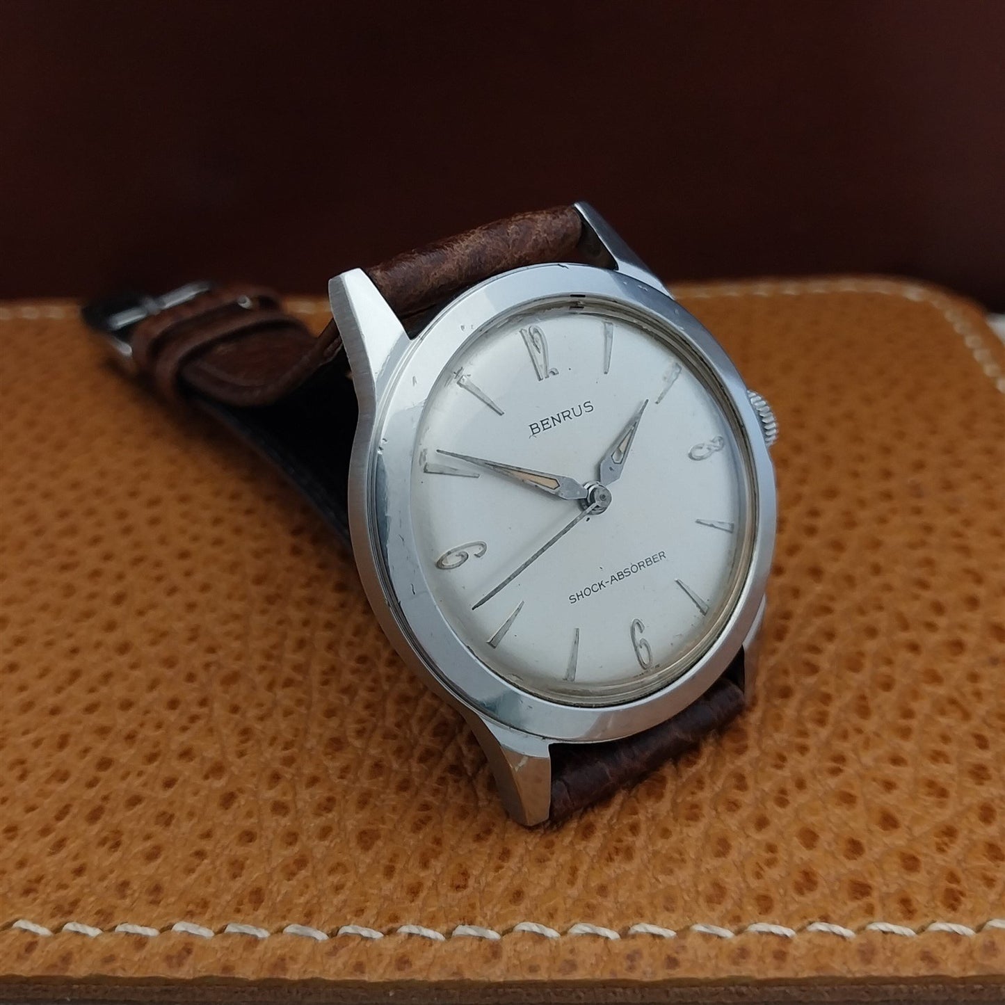 1960s Benrus Sea Harbor 21j Manual Wind Vintage Watch Serviced with Warranty