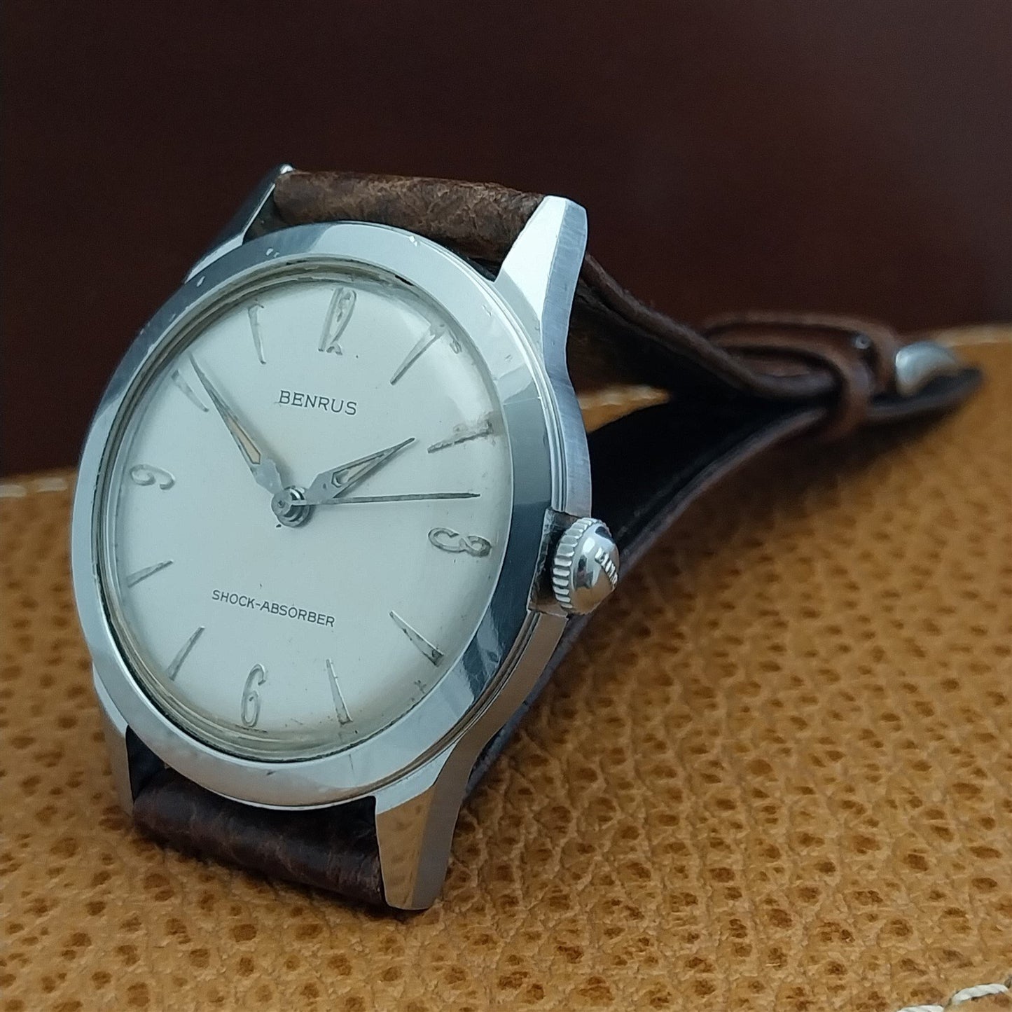 1960s Benrus Sea Harbor 21j Manual Wind Vintage Watch Serviced with Warranty