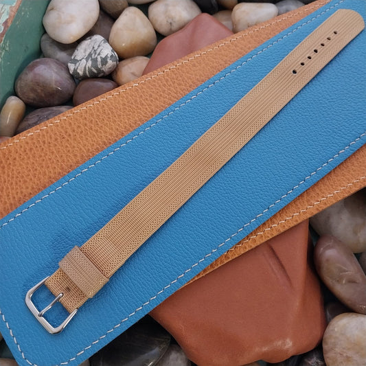 Vintage 3/4" Ribbed Nylon Single-Pass Unused nos 1950s Classic Watch Band