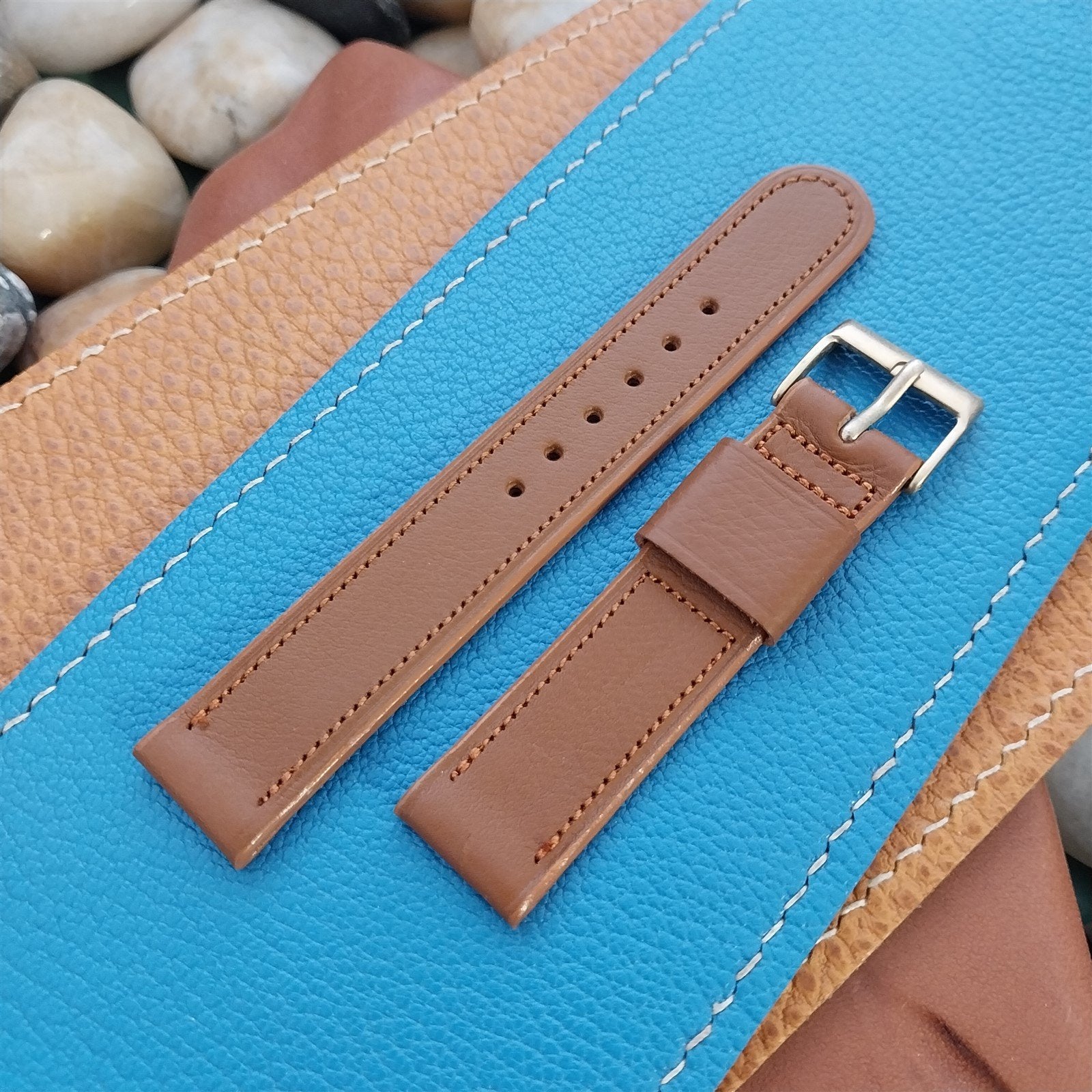 Vintage 5/8" JB Champion USA Short Unpadded Norwegian Calf nos 1950s Watch Band