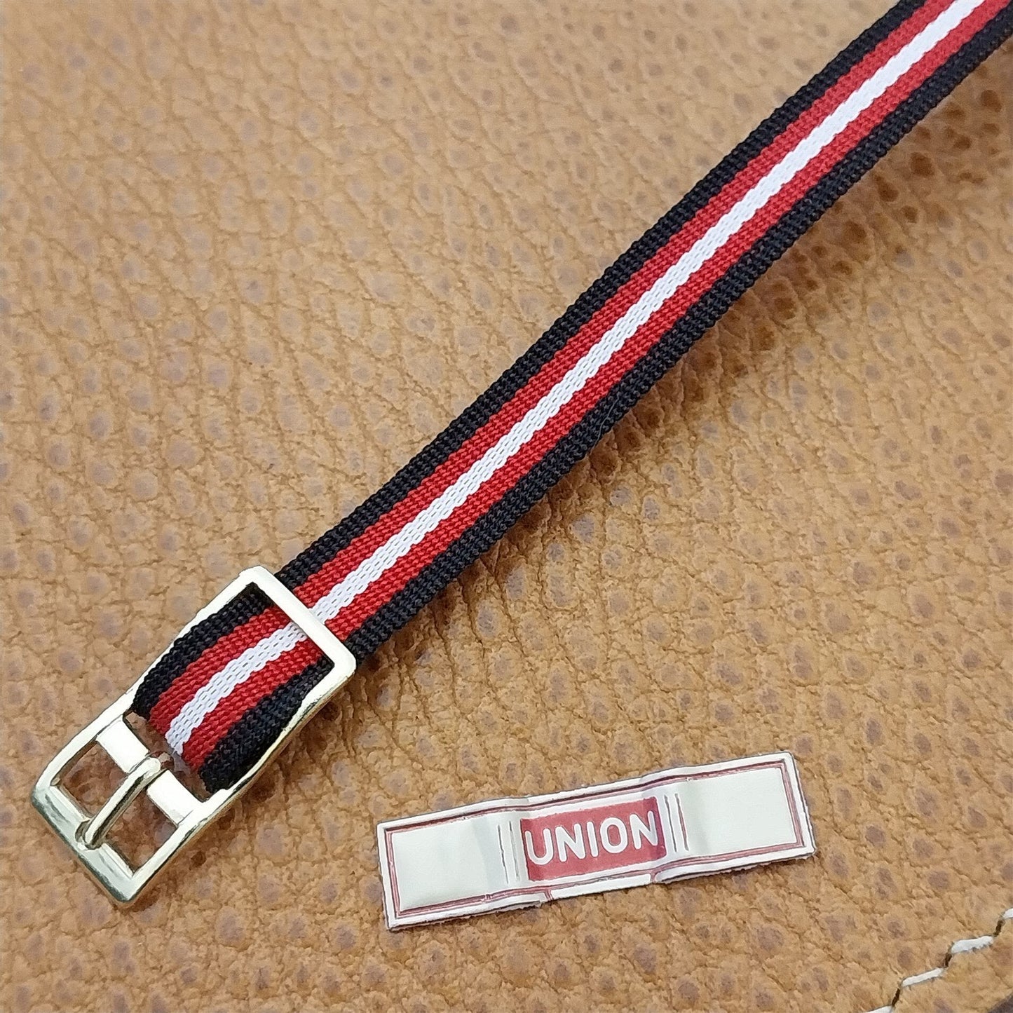 Vintage Reversible 9mm Union Perlon Ladies Single Pass 1960s Watch strap