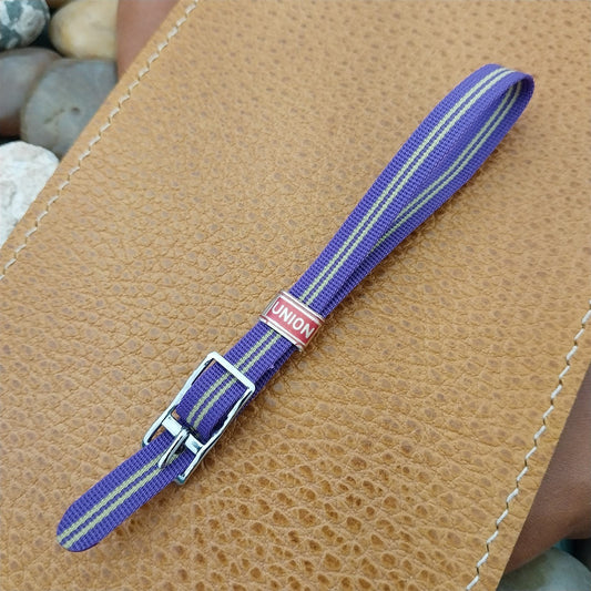 Vintage 7.5mm Union Perlon Ladies Single Pass 1960s Vintage Watch strap