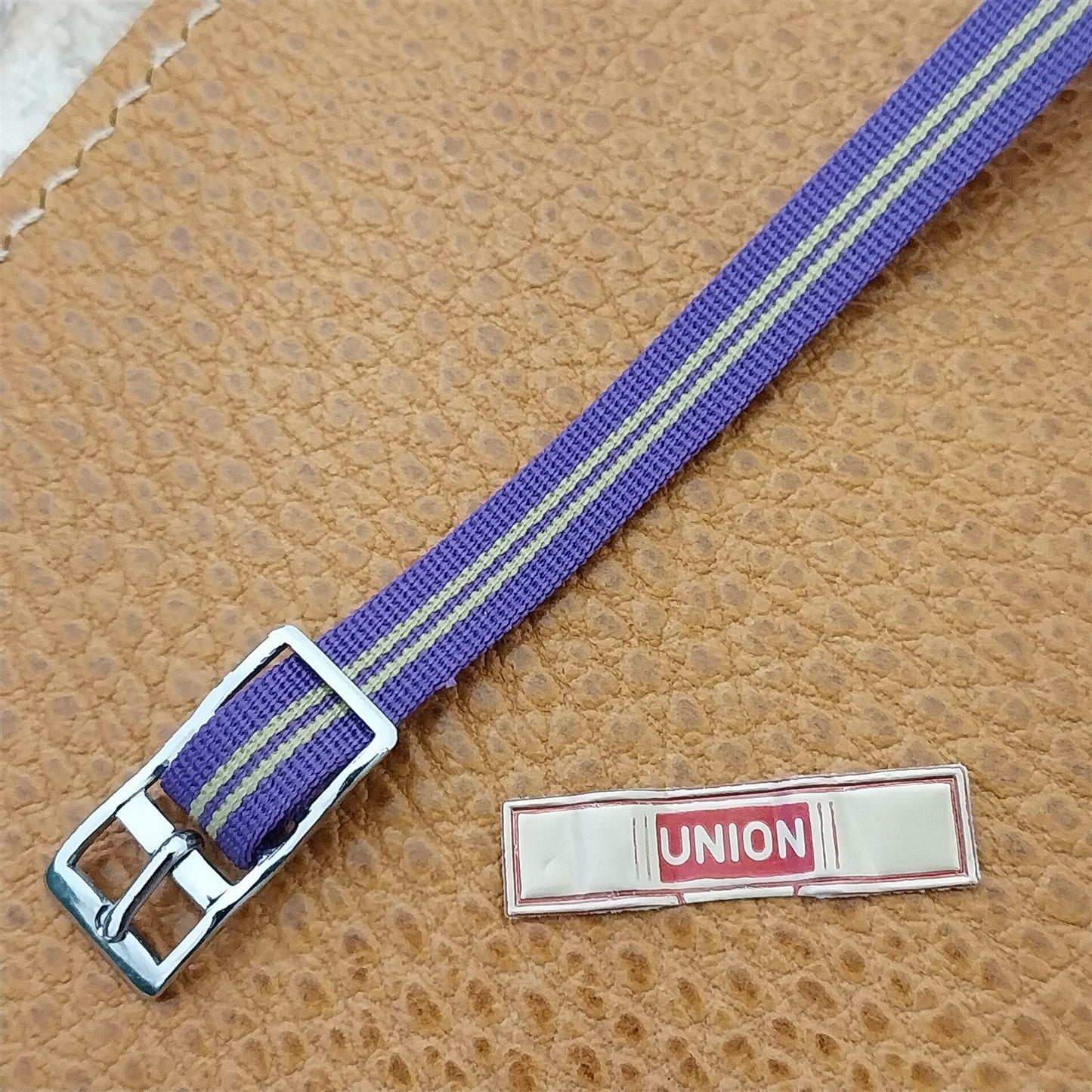 Vintage 7.5mm Union Perlon Ladies Single Pass 1960s Vintage Watch strap