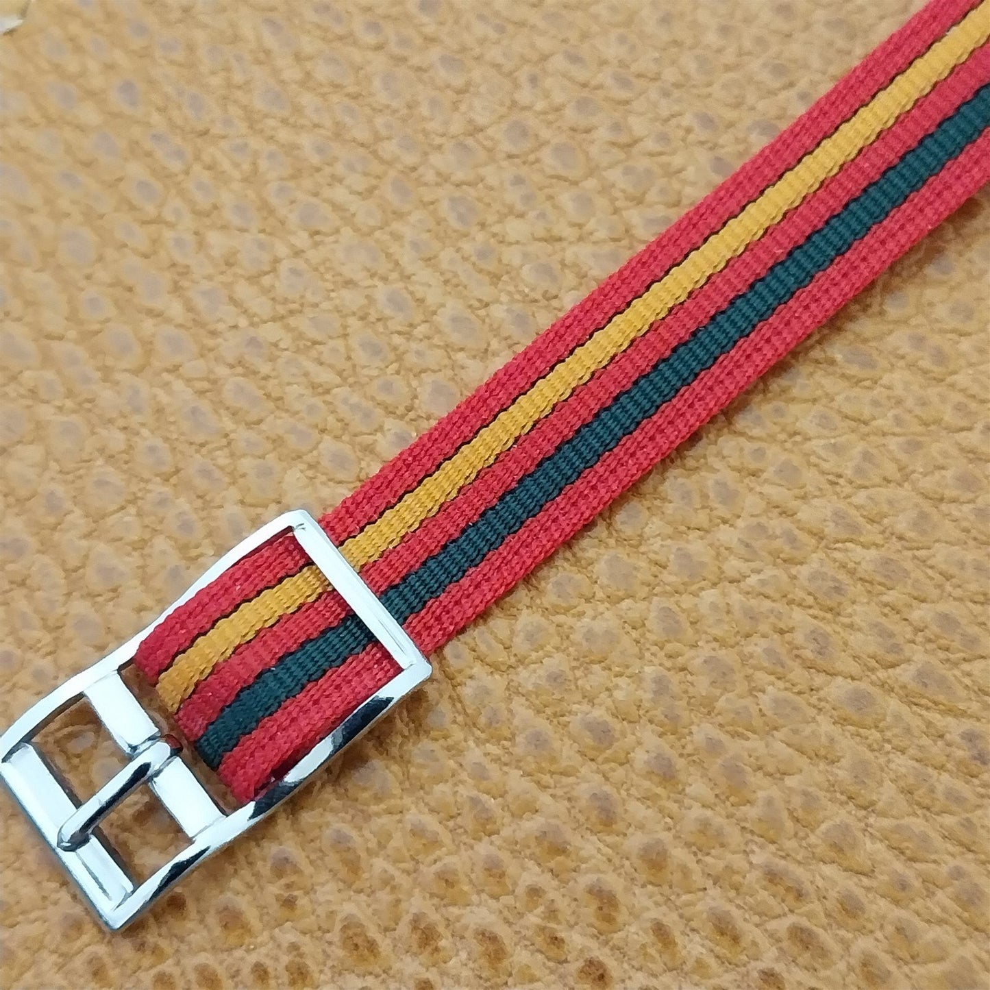 Vintage Reversible 10mm Union Perlon Ladies Single Pass 60s Vintage Watch strap