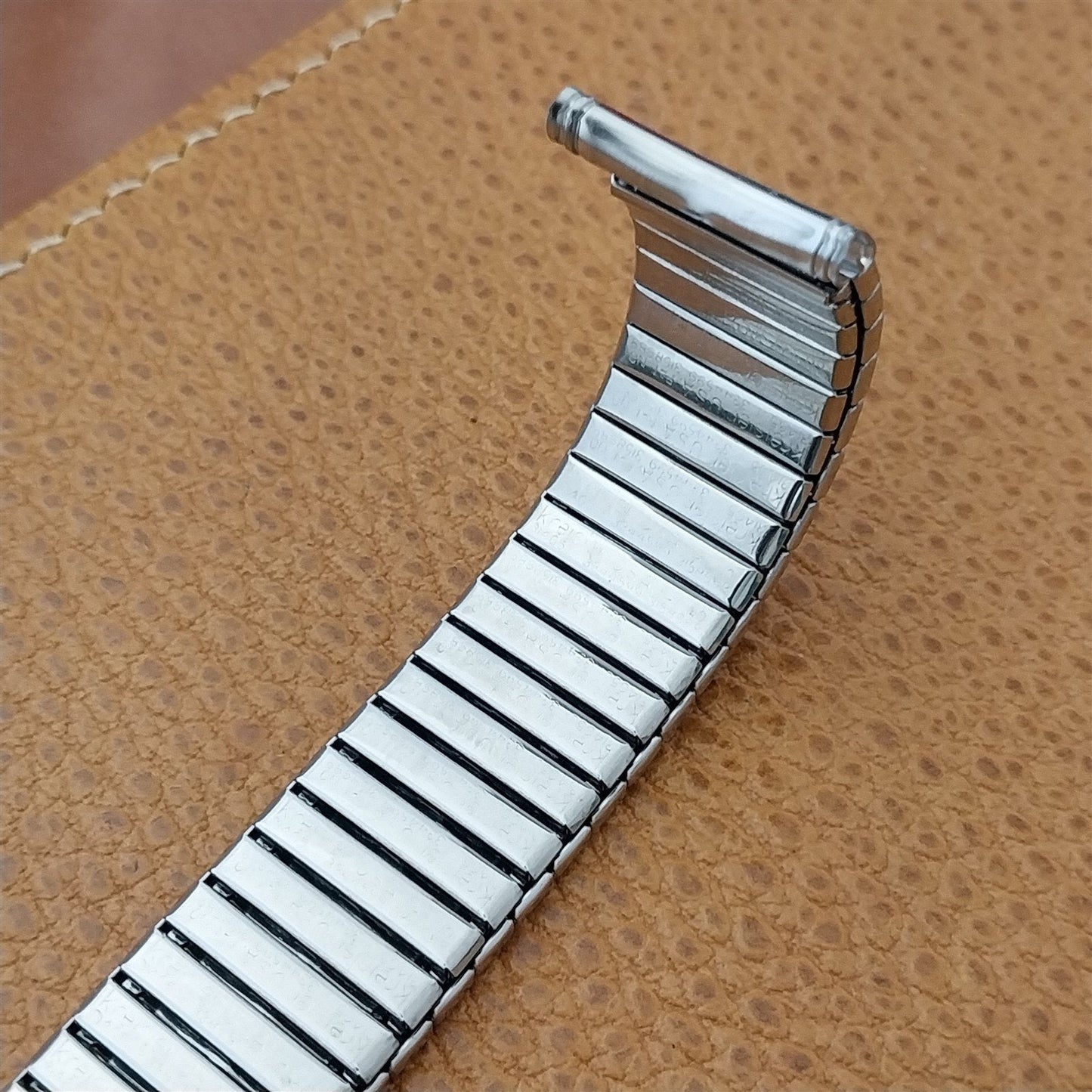 Long Kreisler 19mm Stainless Steel DuraFlex unused 1960s Vintage Watch Band