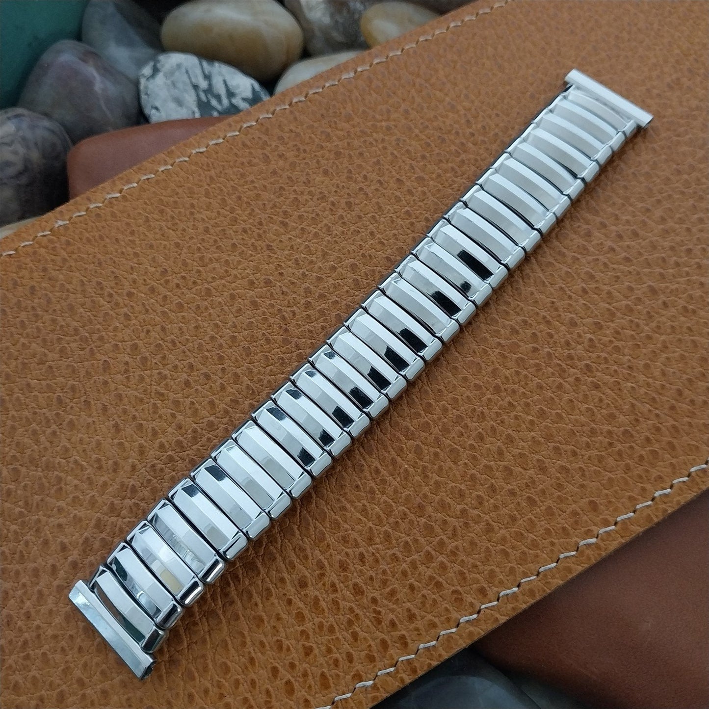 19mm 18mm 16mm JB Champion Stainless Steel Unused 1950s Vintage Watch Band