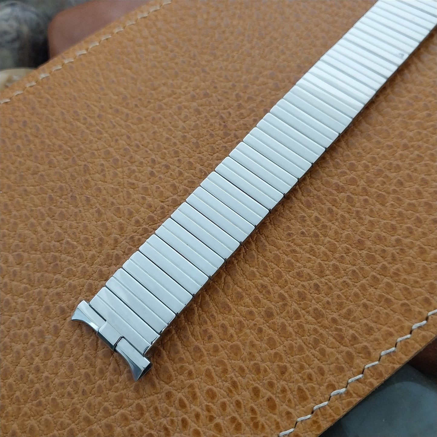 19mm 18mm JB Champion Stainless Steel PrestoFlex 1960s Unused Vintage Watch Band