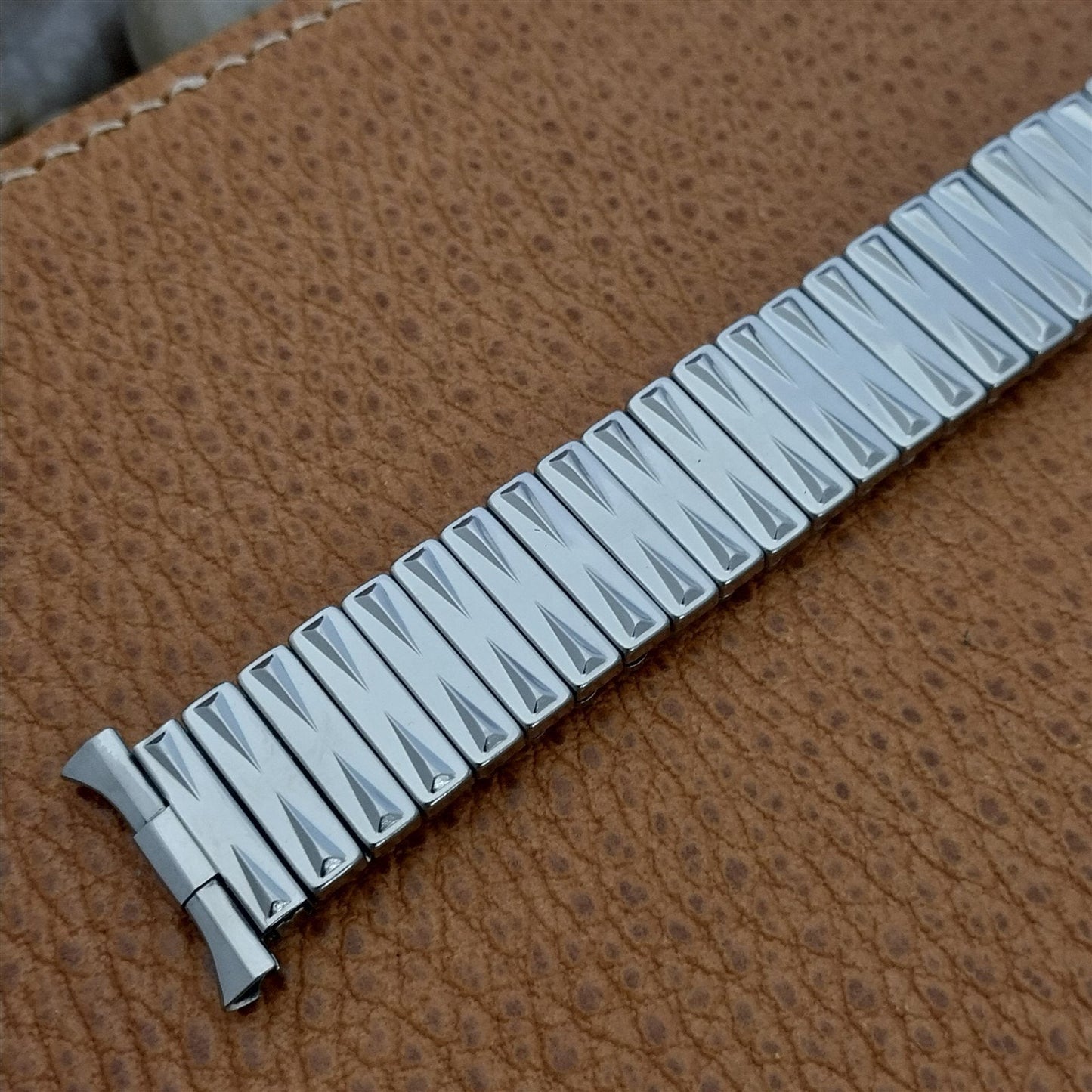 19mm Stainless Steel Baldwin Expansion 16mm 18mm 1960s nos Vintage Watch Band