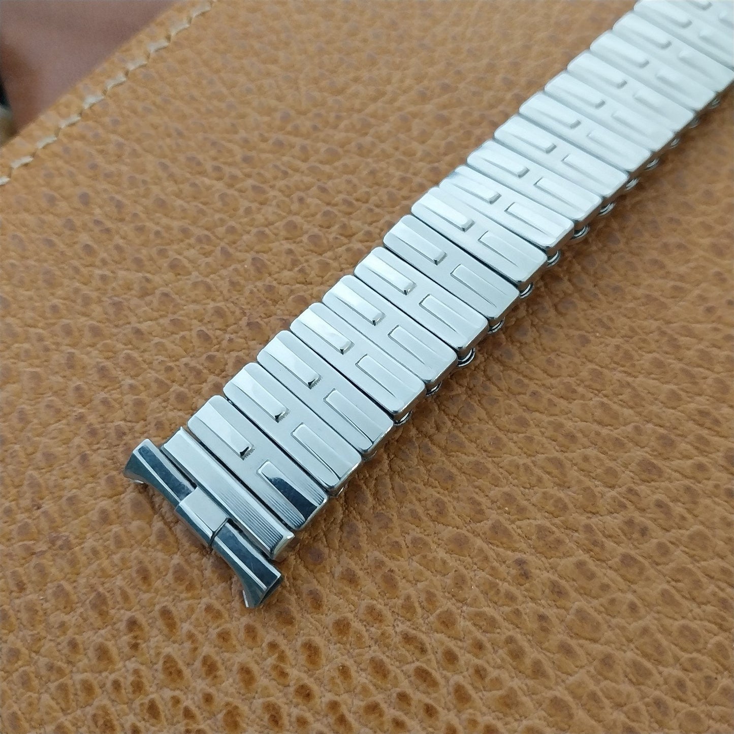 Vintage 19mm 18mm 17mm 1960s JB Champion USA Stainless Steel Unused Watch Band