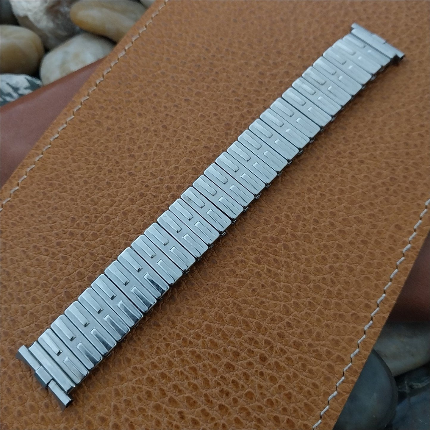 Vintage 19mm 18mm 17mm 1960s JB Champion USA Stainless Steel Unused Watch Band