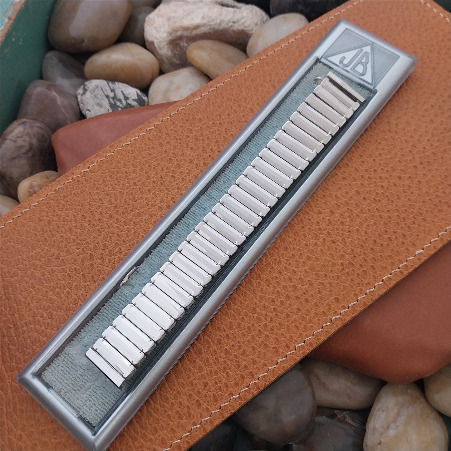 17.2mm JB Champion Wide Stainless Steel MCM Unused 1950s Vintage Watch Band