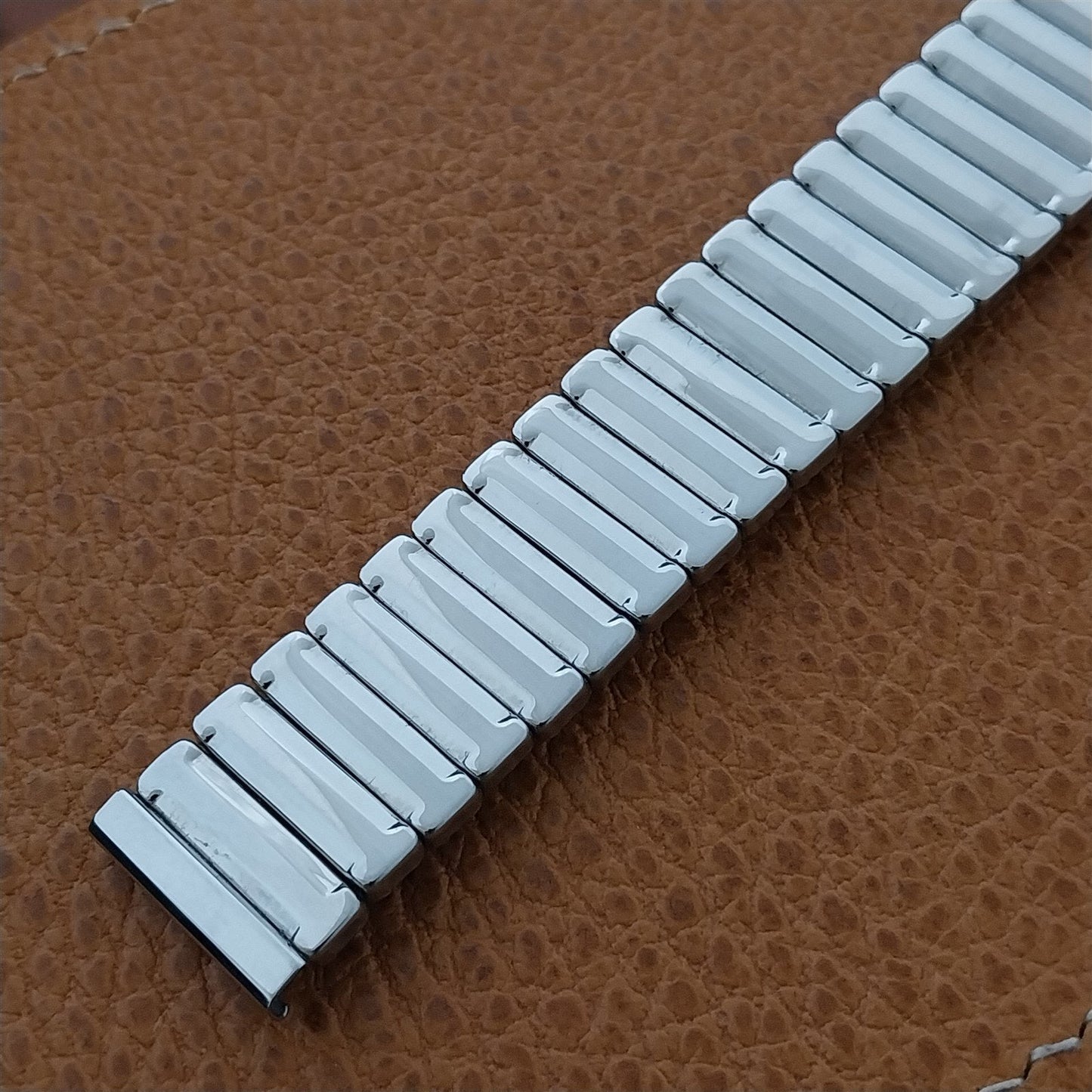 17.2mm JB Champion Wide Stainless Steel MCM Unused 1950s Vintage Watch Band