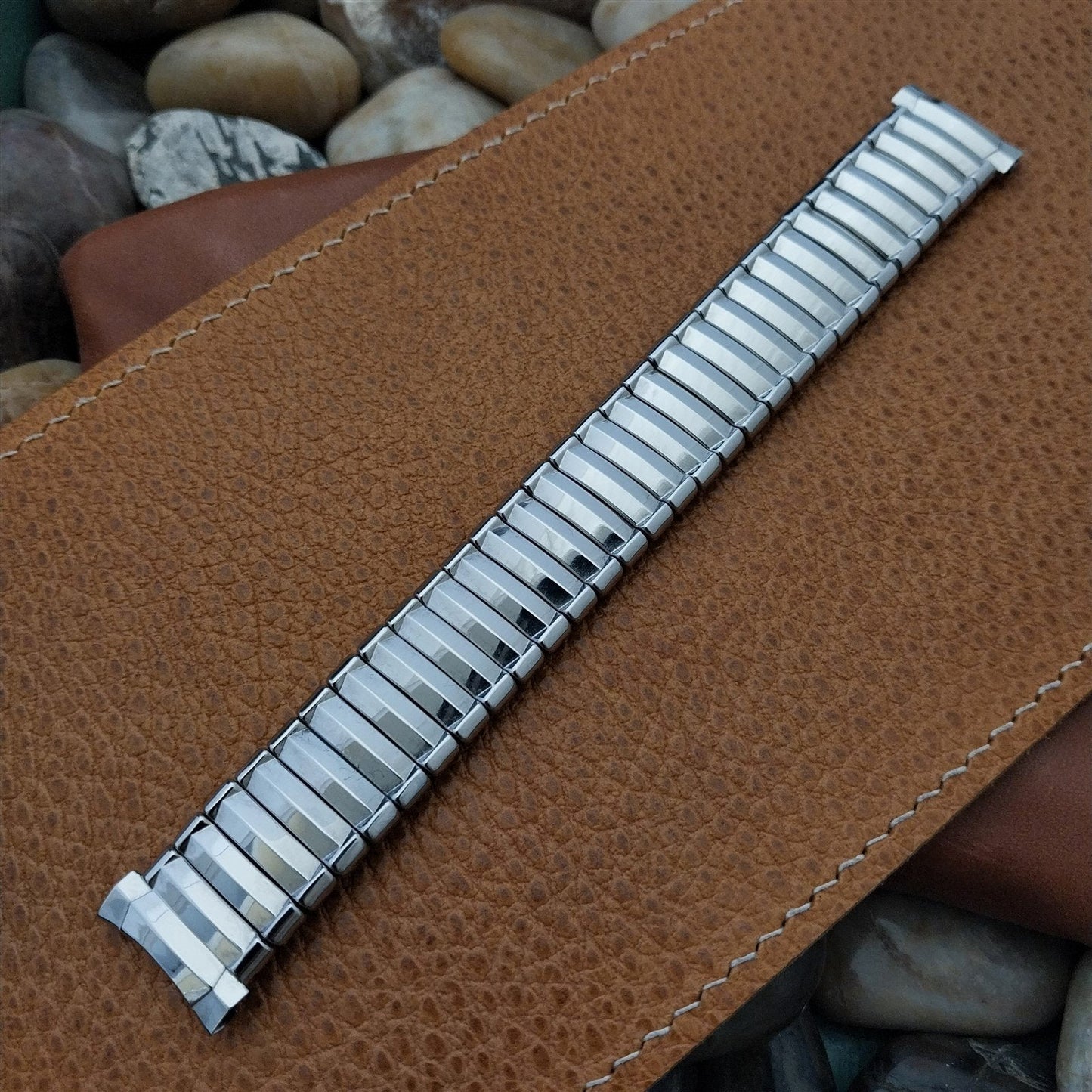 19mm 18mm 16mm JB Champion Stainless Steel Unused 1950s Vintage Watch Band