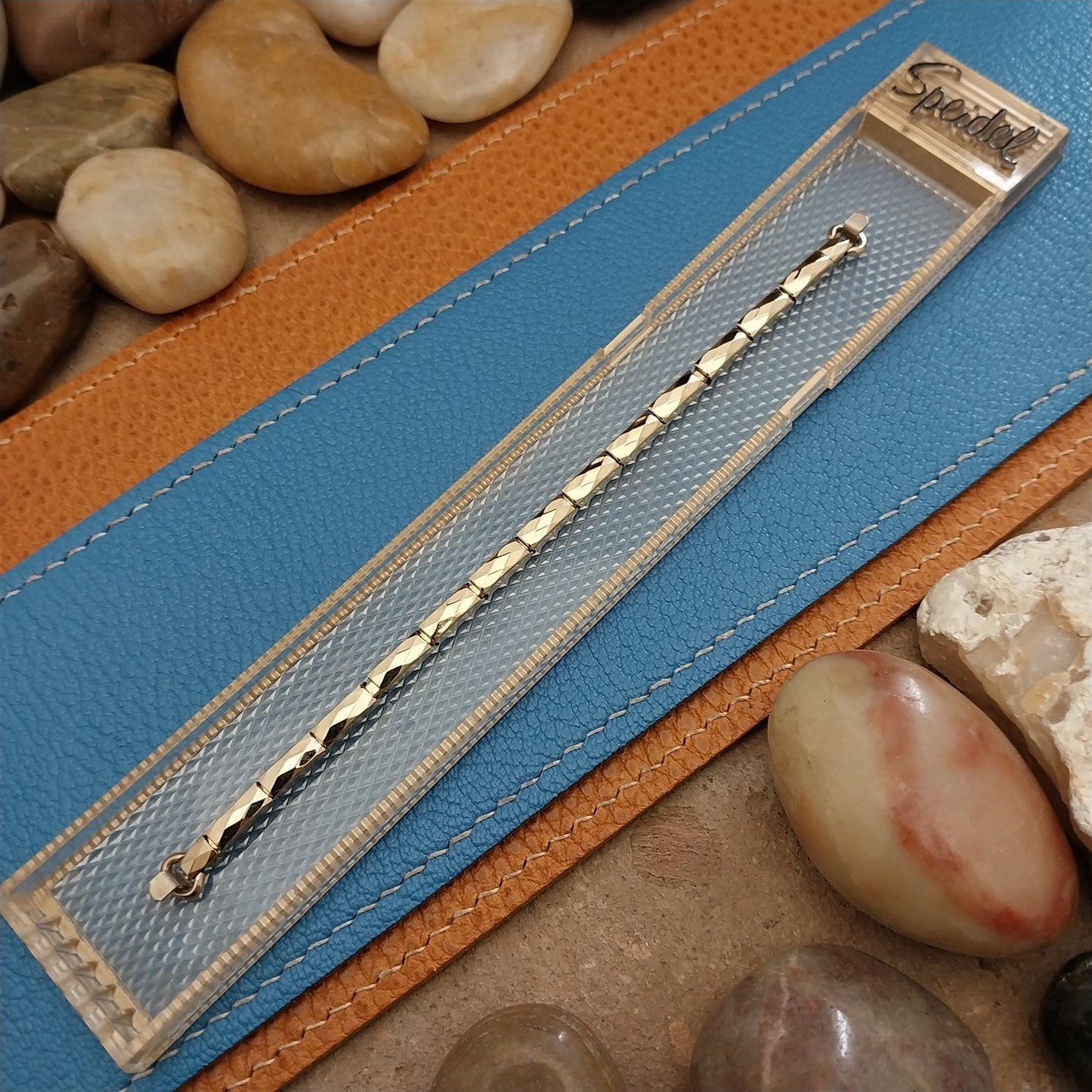 10k Gold-Filled Speidel Slim Cocktail Unused Ladies MCM 1950s Vintage Watch Band