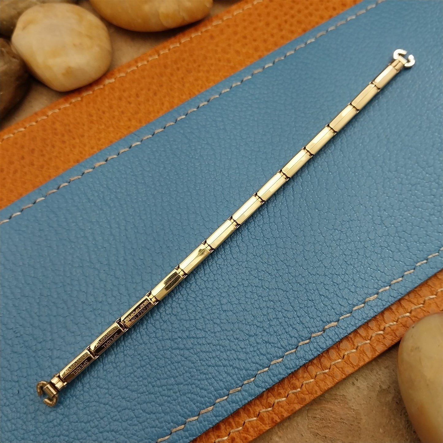 10k Gold-Filled Speidel Slim Cocktail Unused Ladies MCM 1950s Vintage Watch Band