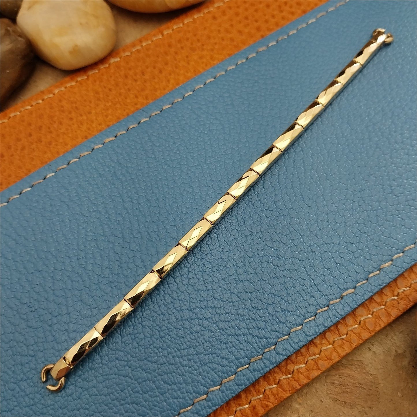 10k Gold-Filled Speidel Slim Cocktail Unused Ladies MCM 1950s Vintage Watch Band