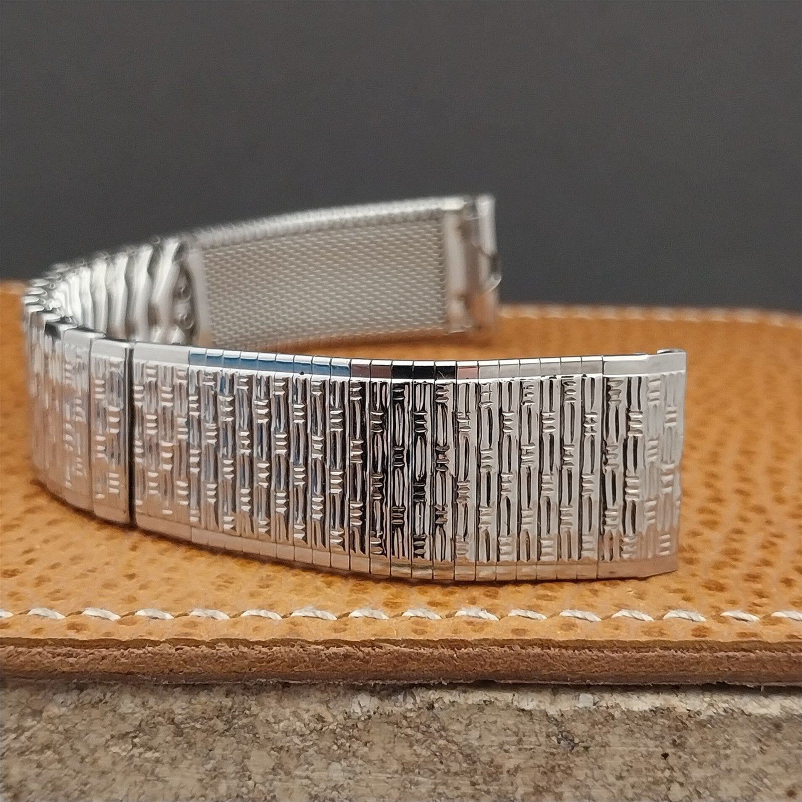 Vintage 17.2mm Stainless Steel Kreisler USA Unused nos Classic 1960s Watch Band