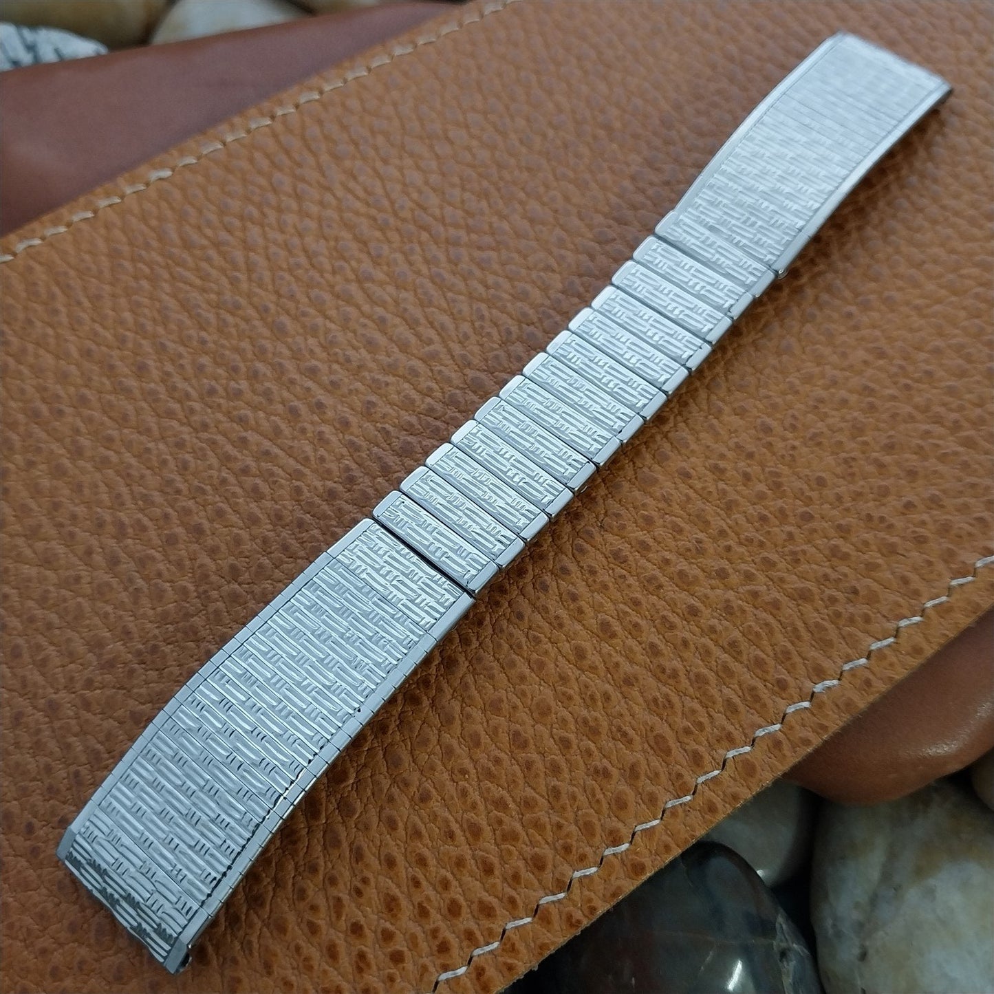 Vintage 17.2mm Stainless Steel Kreisler USA Classic Unused nos 1960s Watch Band