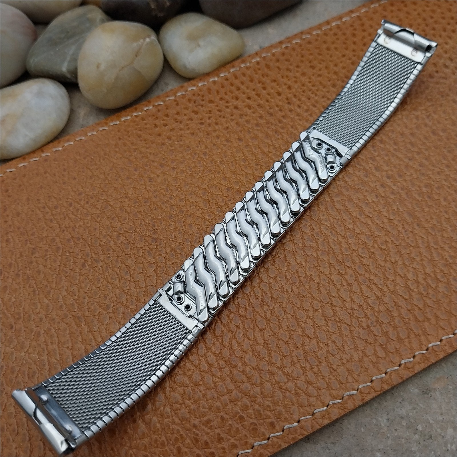 Vintage 17.2mm Stainless Steel Kreisler USA Unused nos Classic 1960s Watch Band