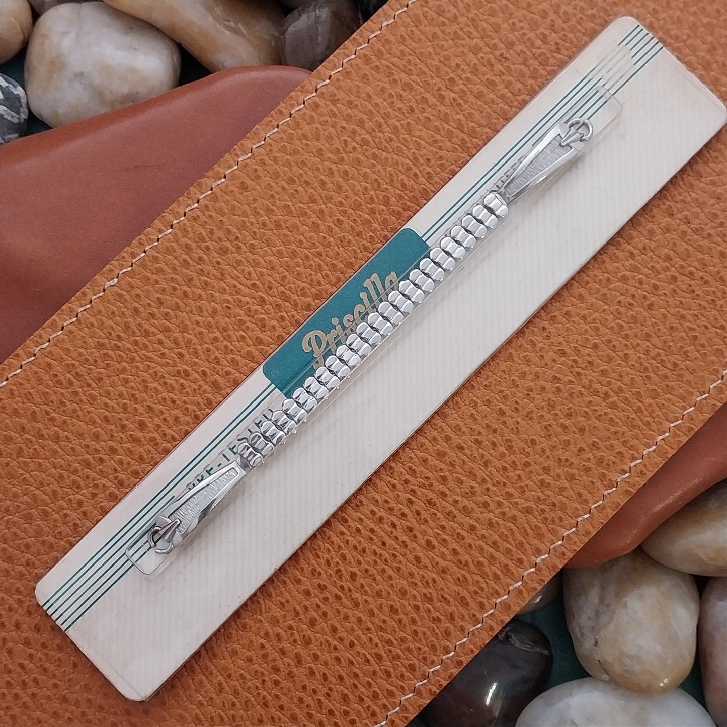 Vintage 1950s Bellavance Priscilla White Gold Filled Unused Ladies Watch Band