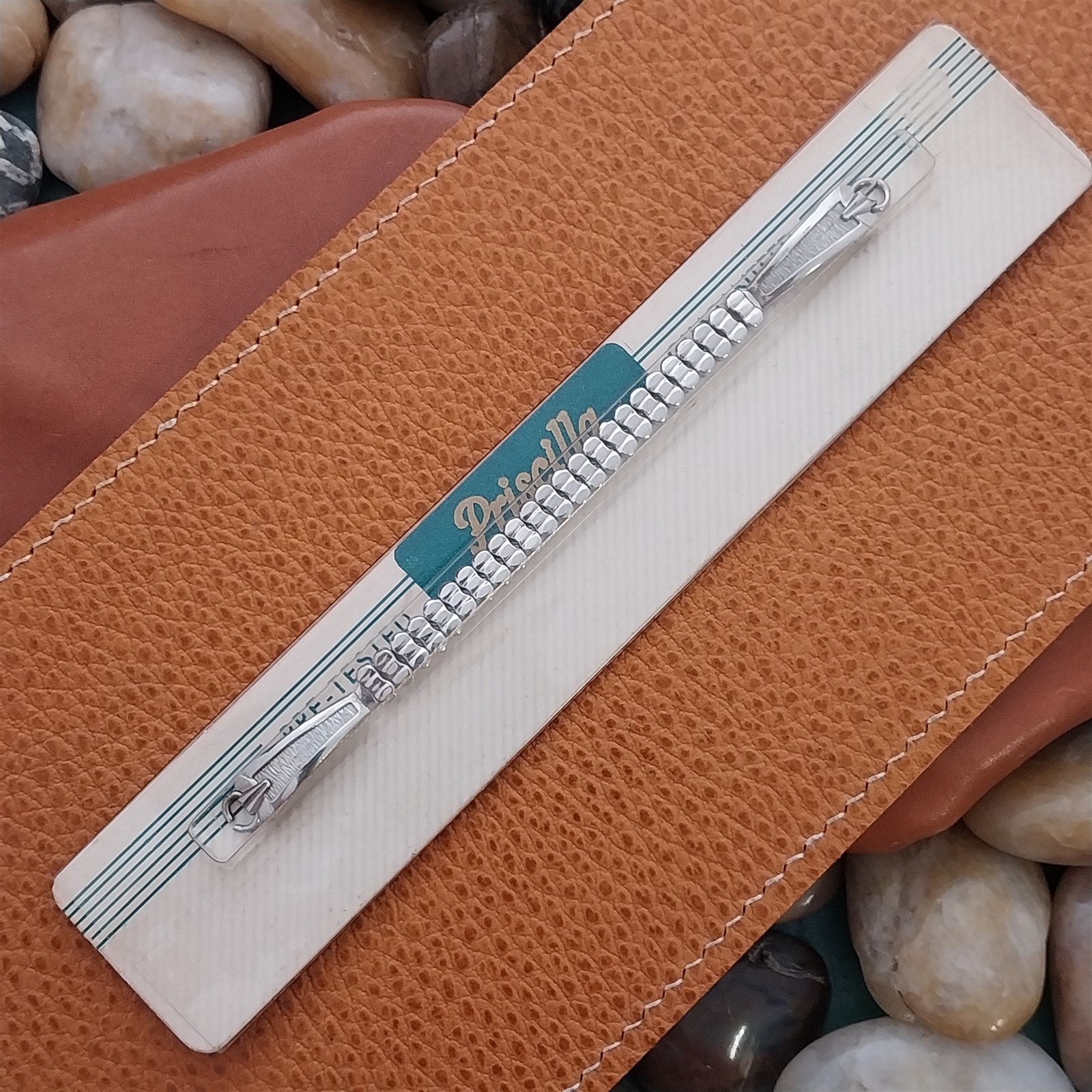 Vintage 1950s Bellavance Priscilla White Gold Filled Unused Ladies Watch Band