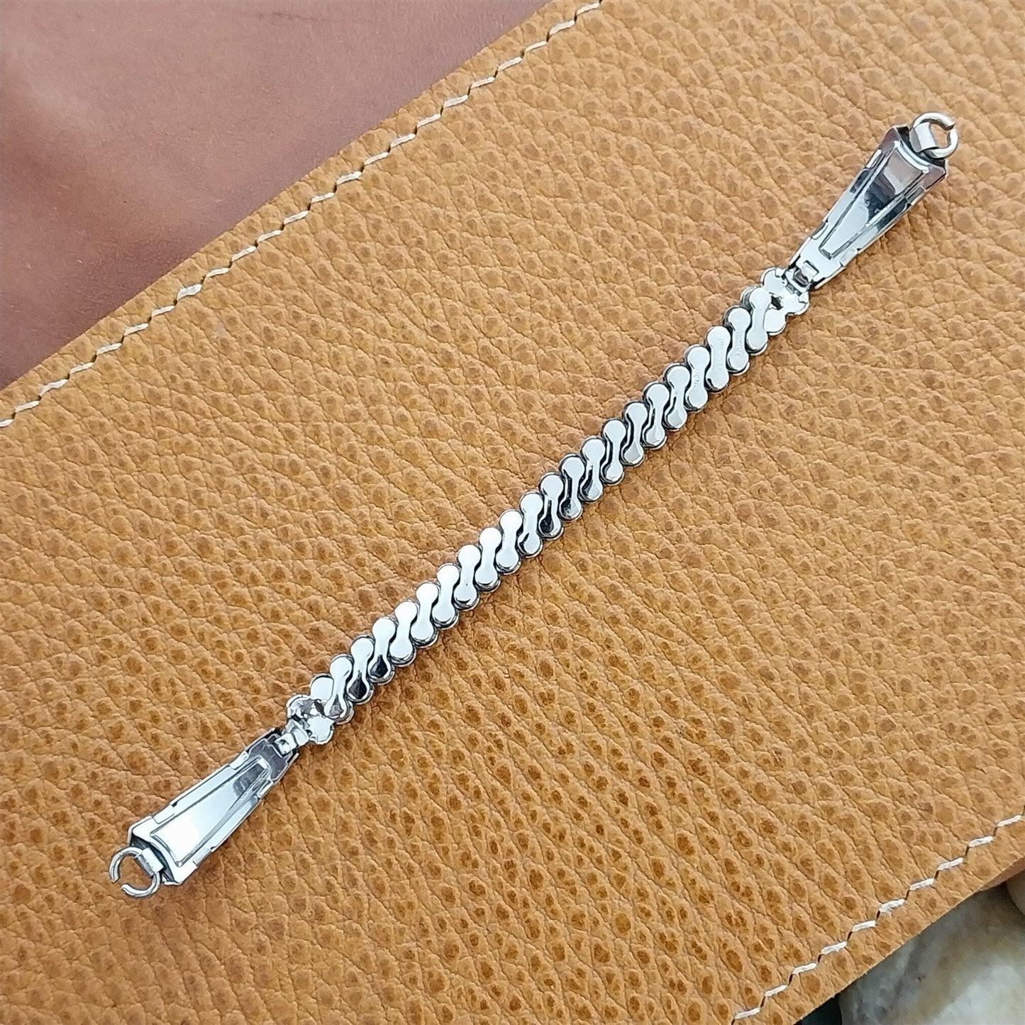 Vintage 1950s Bellavance Priscilla White Gold Filled Unused Ladies Watch Band