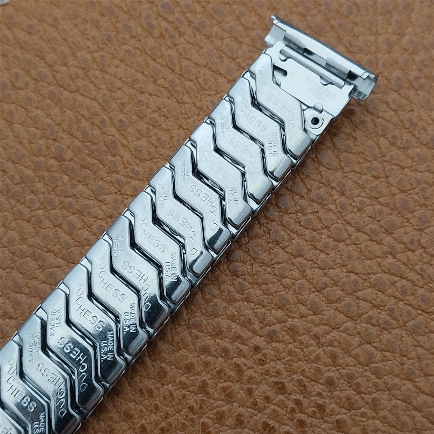 19mm 18mm 16mm Duchess Stainless Steel Expansion nos 1950s Vintage Watch Band