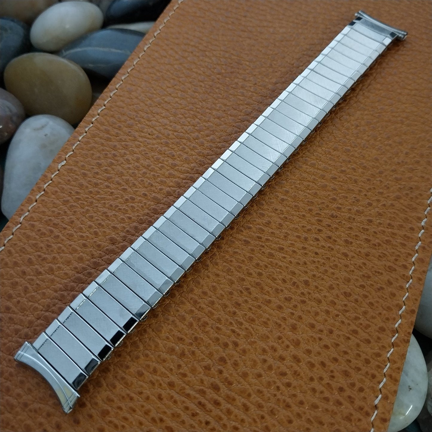 1960s Lenox Stainless Steel New Old Vintage Watch Band nos 19mm 18mm 16mm