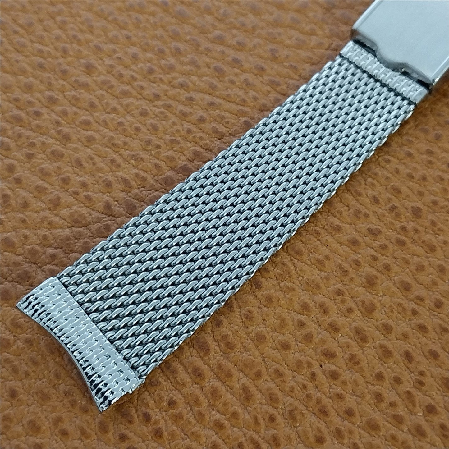 17.2mm Lenox Vintage Stainless Steel Mesh Unused Classic 1960s nos Watch Band