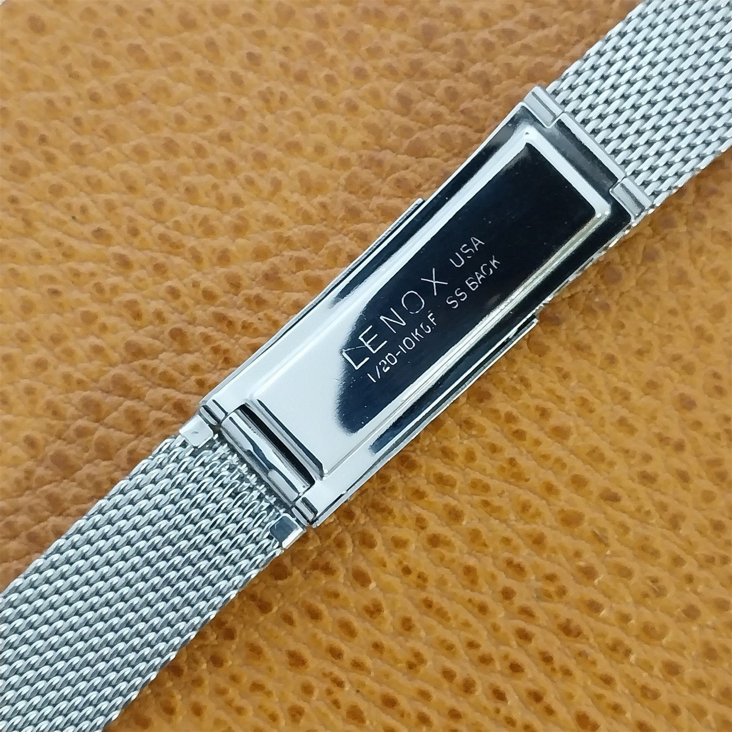 17.2mm Lenox Vintage Stainless Steel Mesh Unused Classic 1960s nos Watch Band