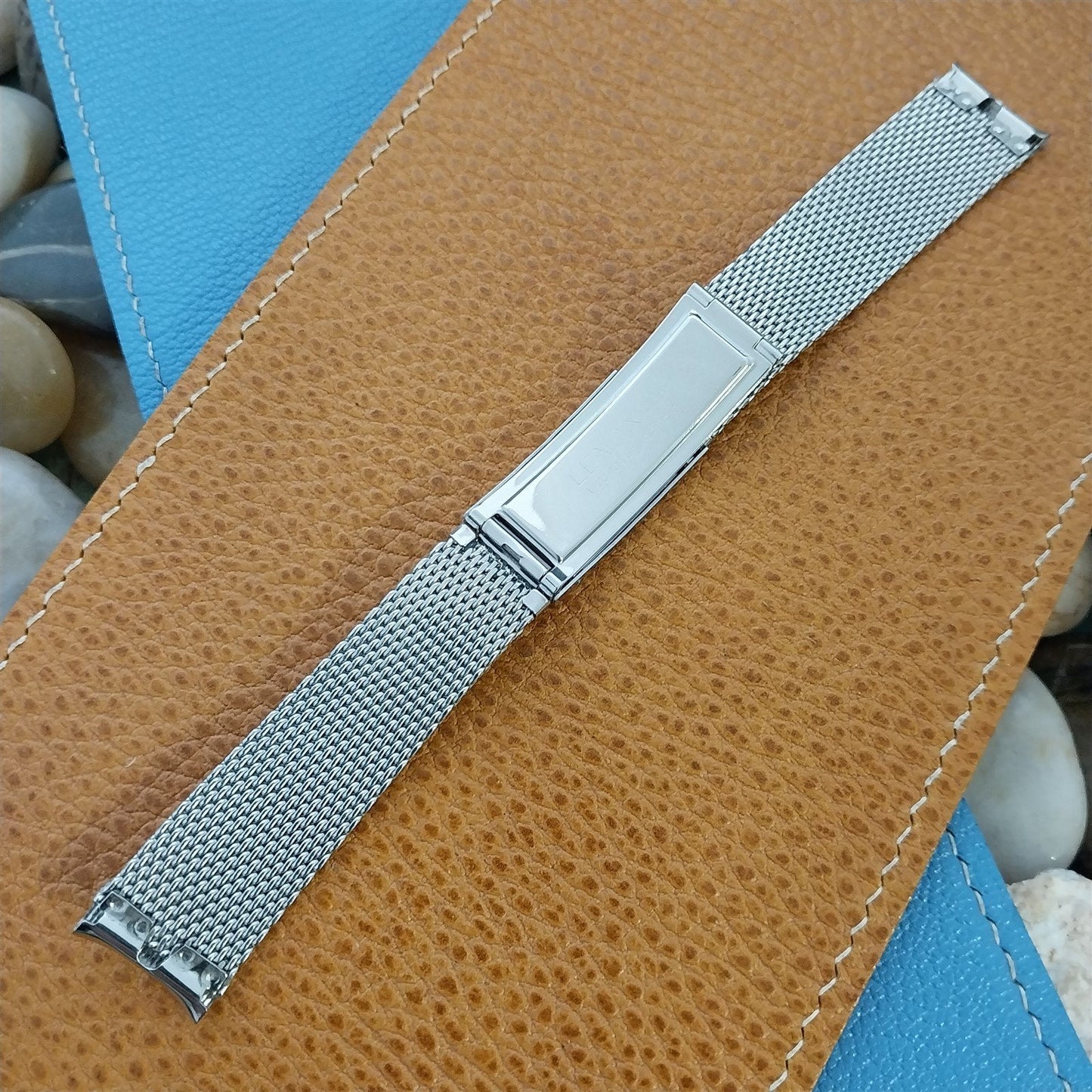 17.2mm Lenox Vintage Stainless Steel Mesh Unused Classic 1960s nos Watch Band