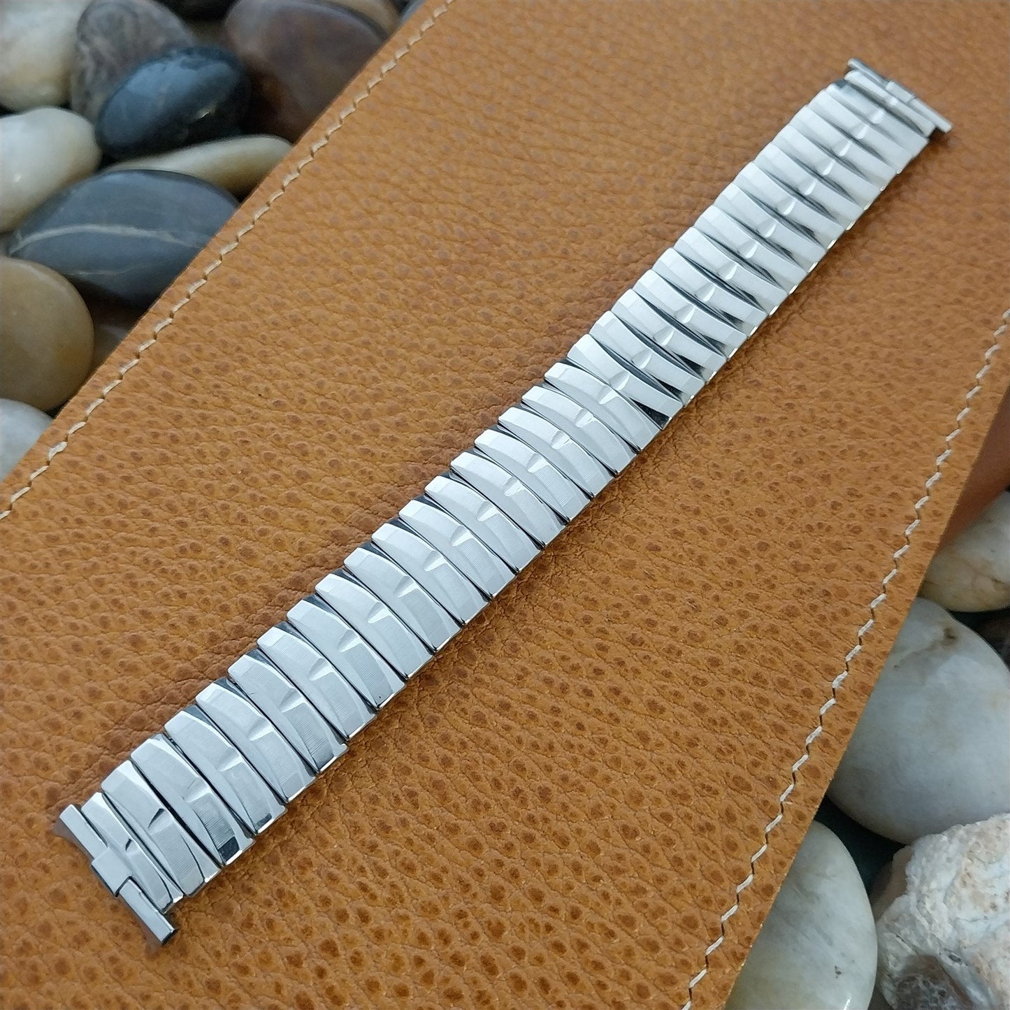 Vintage 19mm 18mm 17mm 1960s JB Champion USA Stainless Steel Unused Watch Band