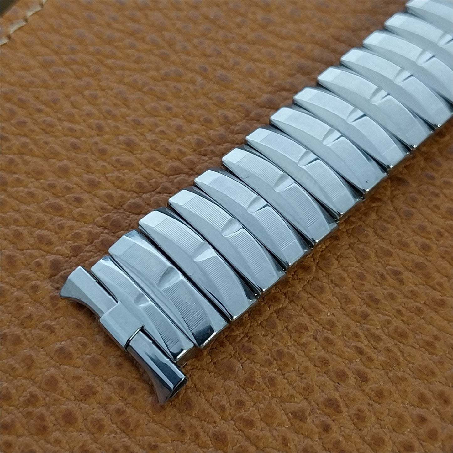 Vintage 19mm 18mm 17mm 1960s JB Champion USA Stainless Steel Unused Watch Band