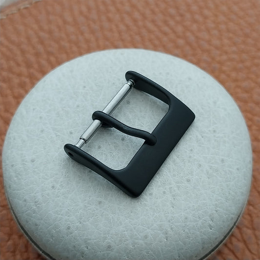 18mm Black PVD Stainless Steel Watch Strap Buckle