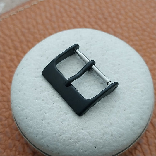 18mm Black PVD Stainless Steel Watch Strap Buckle