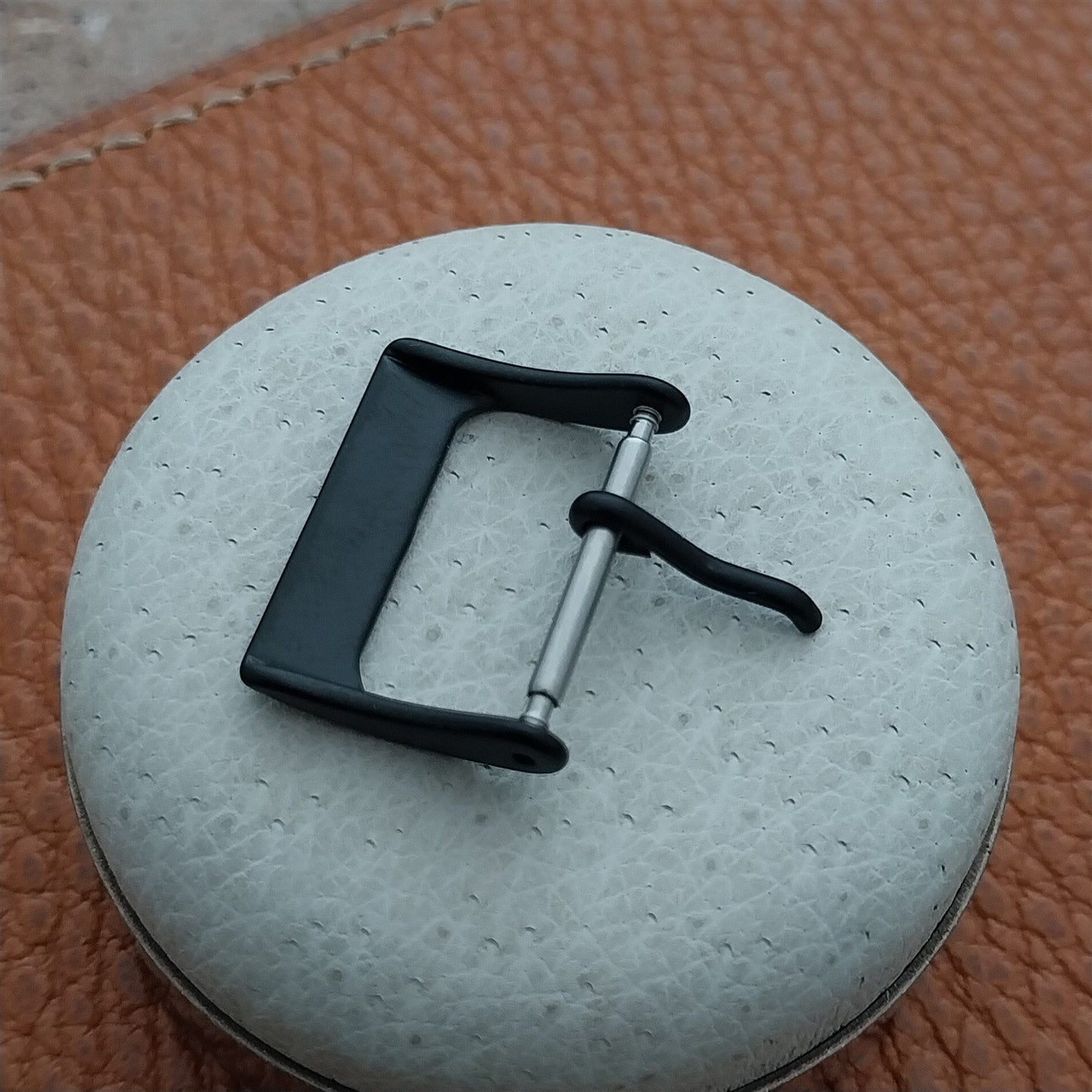 18mm Black PVD Stainless Steel Watch Strap Buckle