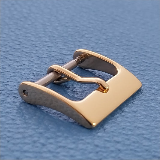 16mm Yellow Gold-Plate Watch Band Buckle ToP US Seller