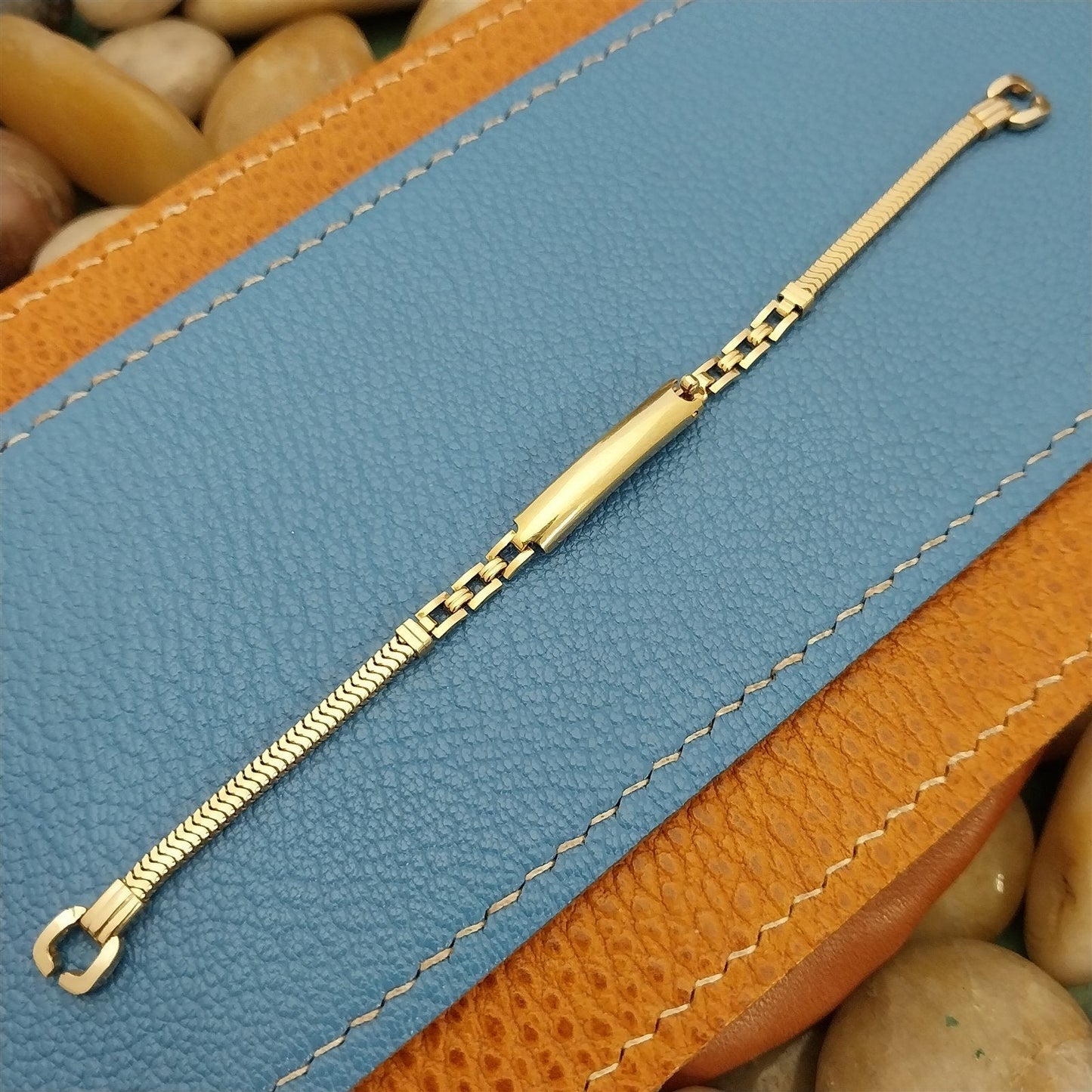 Ladies Hamilton Yellow Gold-Filled 1940s-1950s Vintage Cocktail Watch Band